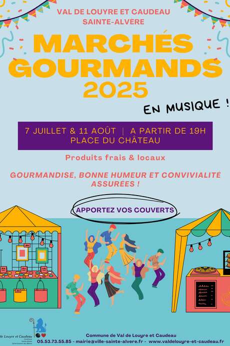 Gourmet market in Sainte-Alvère